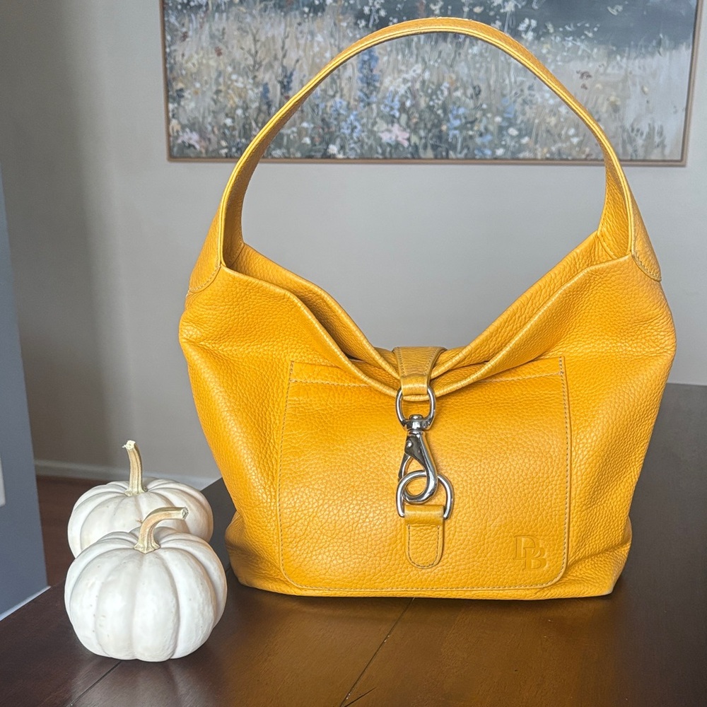 Dooney & Bourke Pebbled Leather Hobo Bag